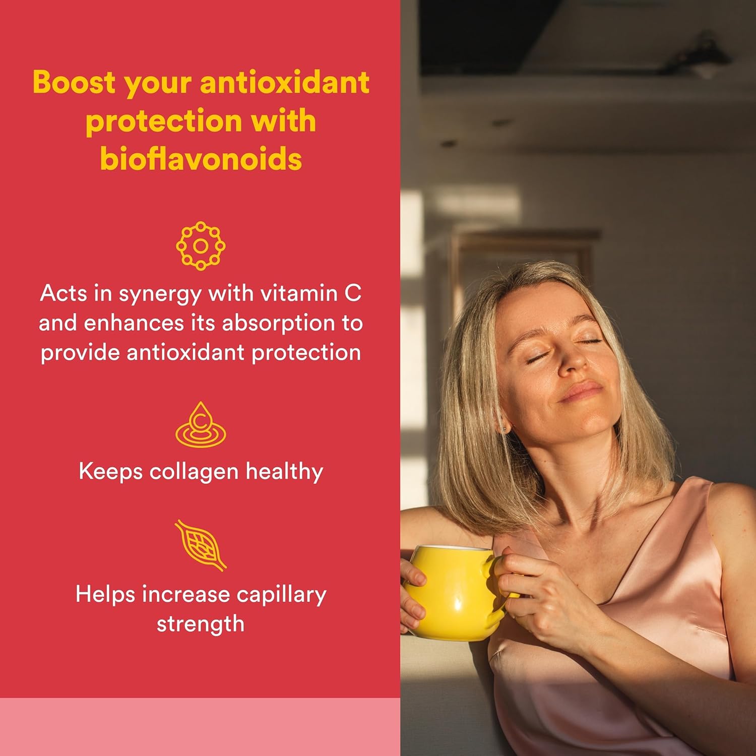 Natural Factors - Citrus Bioflavonoids 650mg, Support for The Body's Use of Vitamin C, 90 Capsules - Image 2