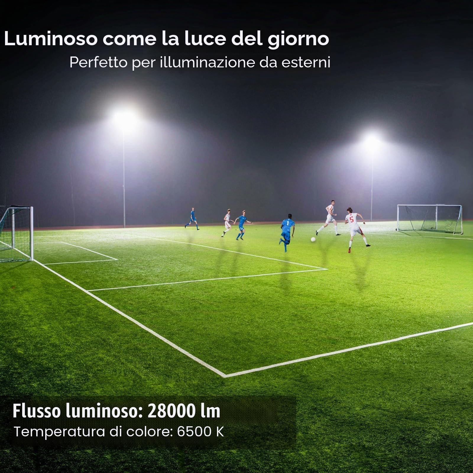 28000LM Faretto LED per Esterni 200W, Lampione Stradale Lampada a Palo 6500K Proiettore Angolo Regolabile IP67 Impermeabile 230V Lampione LED per Giardino, Illuminazione Parcheggio Φ45-65mm