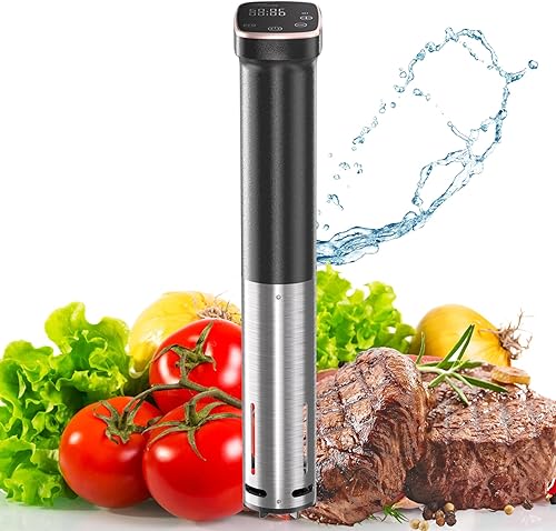 Máquina Sous Vide, Sous Vide Cooker 1100W Sous Vide Precisional Machine, Trabajo ultra silencioso, Temperatura precisa, Circulador de inmersión