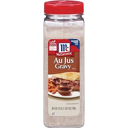 Amazon.com : Mccormick Au Jus Gravy Mix, 25 Oz : Beef Gravies : Grocery & Gourmet Food