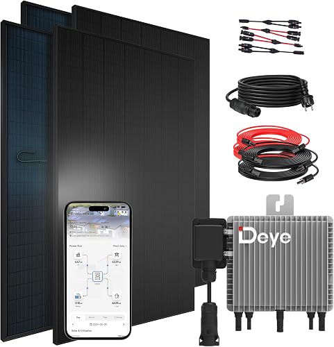 SUNNIVA 1840W Balkonkraftwerk bifazial Fullblack (Deye 800W)