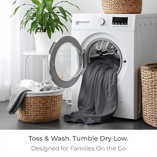 Miniatura 7 de Mellanni Juego de sábanas de franela de algodón, doble cepillado para mayor suavidad y comodidad, sábana bajera de bolsillo profundo de hasta 16