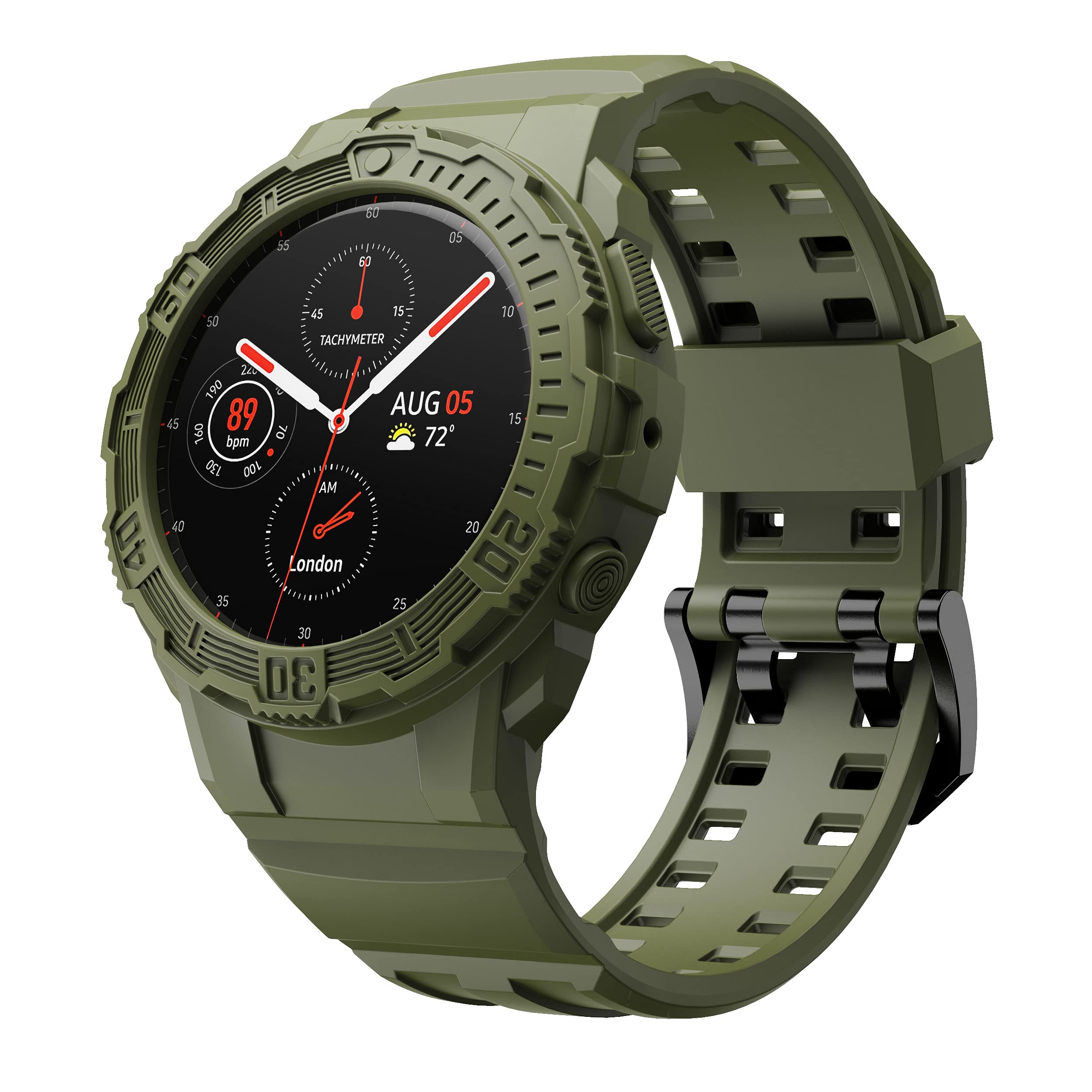 T-ENGINE Band Compatible with Galaxy Active 2 Watch Band 40mm, Rugged Protective Case with Band Easy Install for 40mm