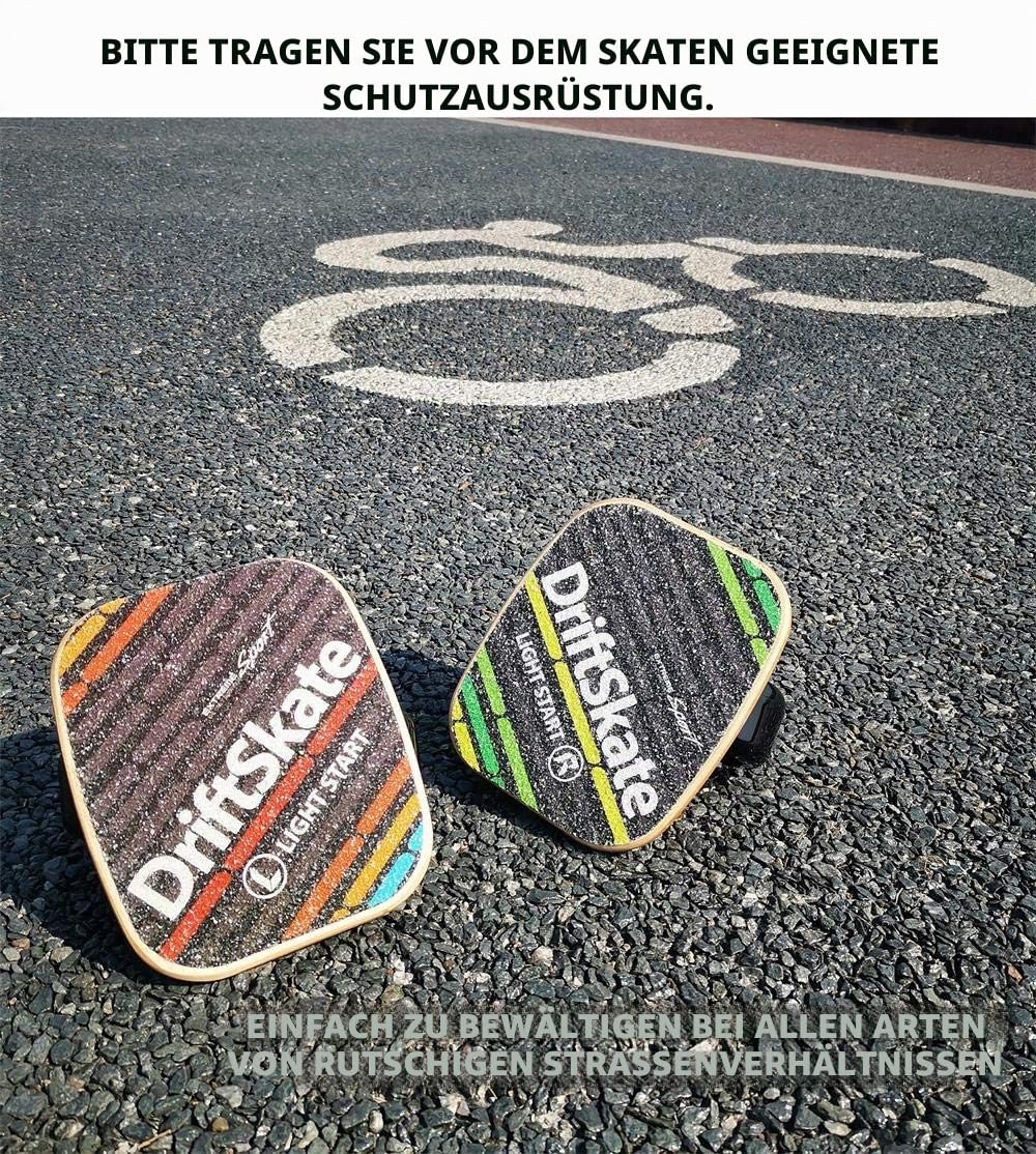Aufregende Outdoor-Freeline-Skates mit Driftplatte – Leichtgängige und langlebige PU-Räder und ABEC-9-Lager – Genießen Sie Skating-Spaß und fordern Sie Ihre Grenzen heraus