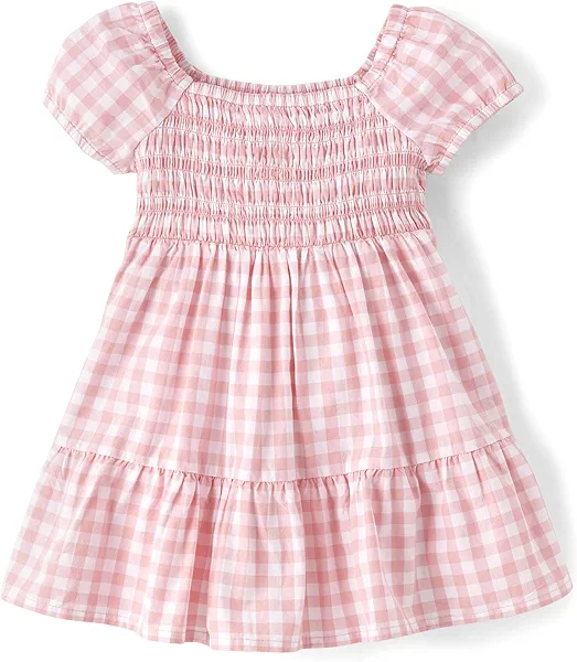 The Children's Place Baby Girls' and Toddler Short Sleeve Casual Dresses