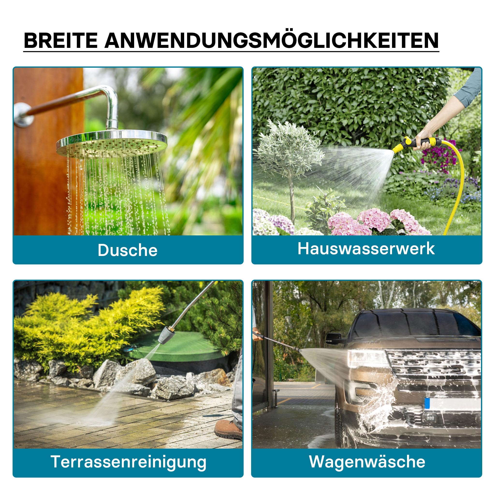 Wiltec Ausdehnungsgefäß 24 Liter, Membrankessel für Hauswasserwerke und Druckerhöhungsanlagen mit EPDM Membran