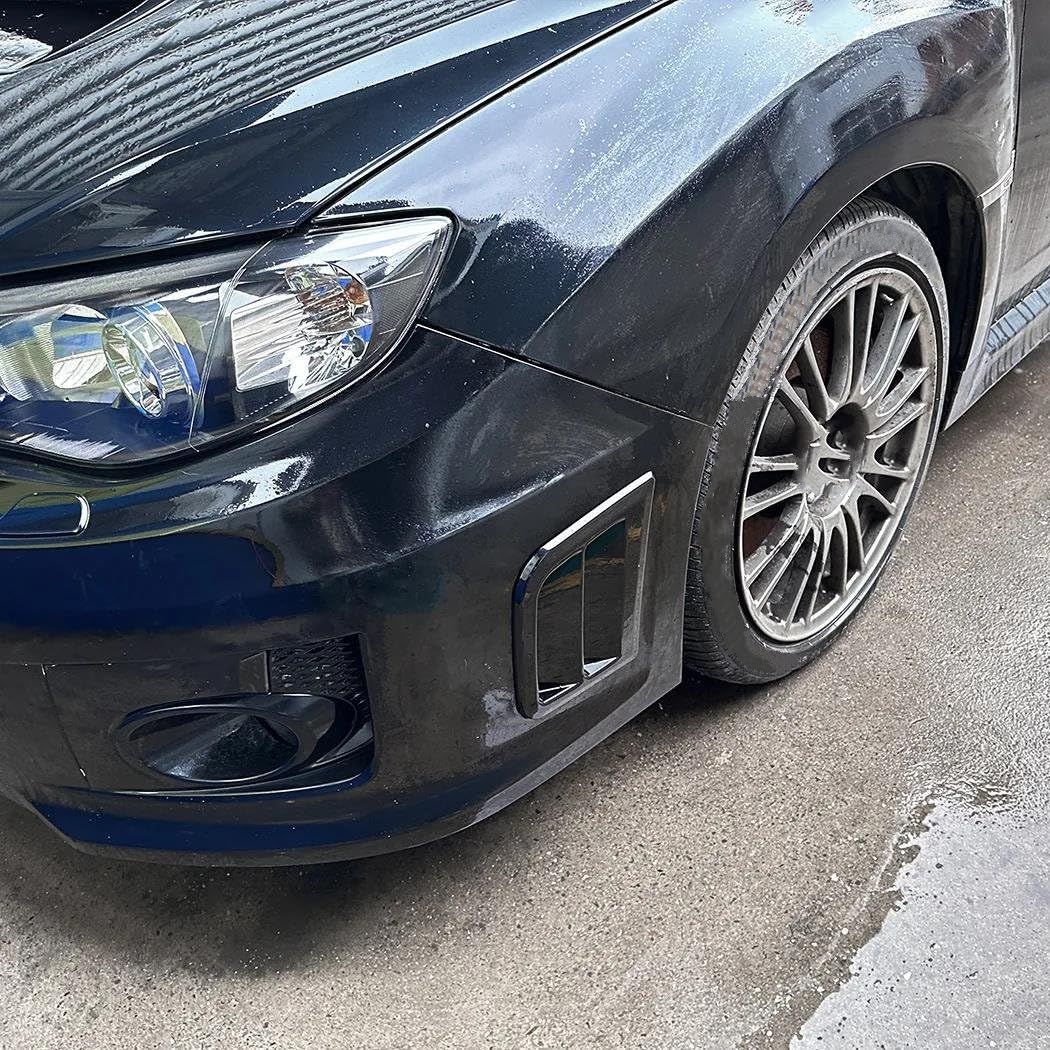 pour Subaru pour Impreza WRX STI 2009-2014 Cache D'aération Latérale De Pare-Chocs Avant(Gloss Black)