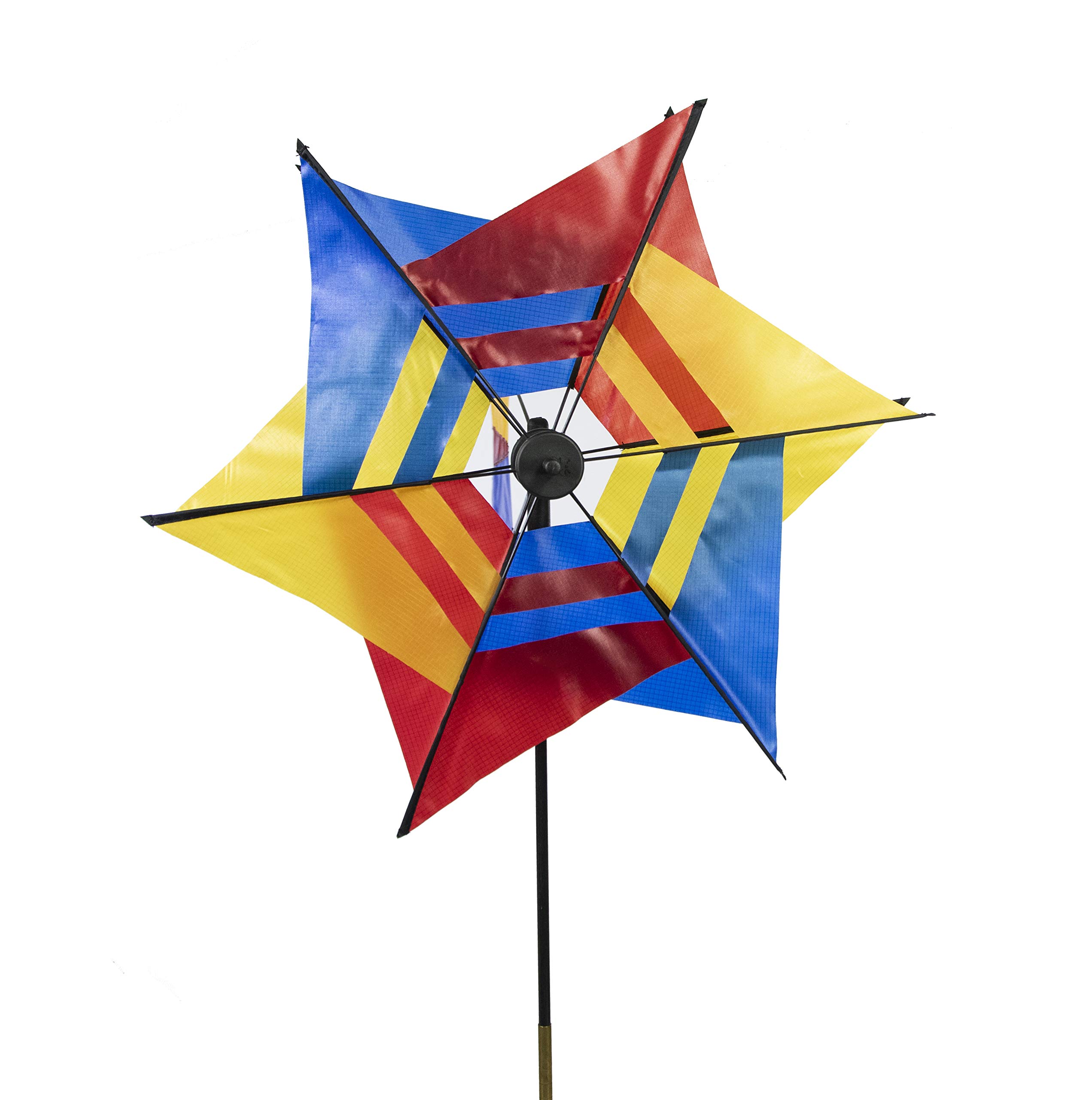 Colorful Kaleidoscope Mandala Lawn Windspinner