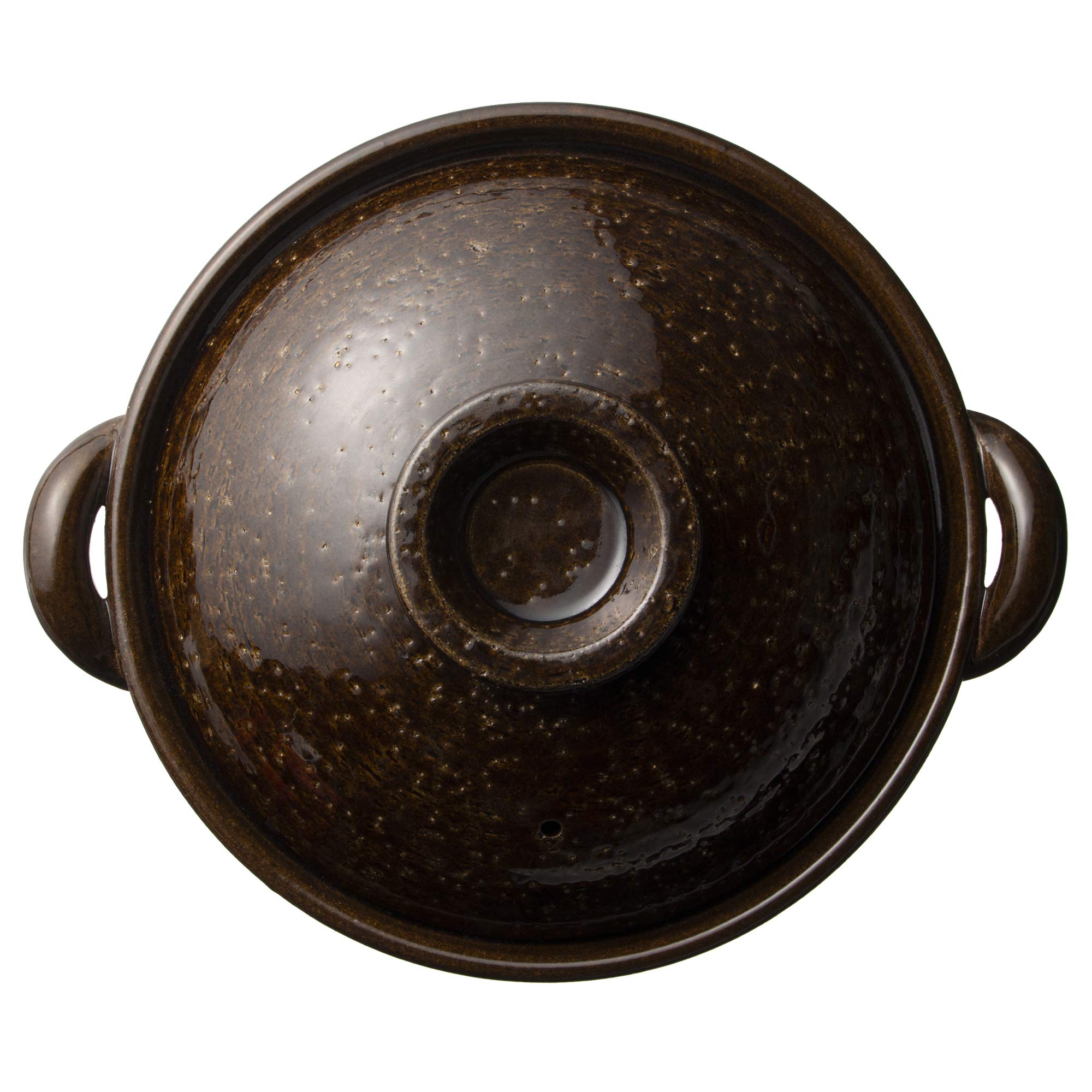 Amazon｜長谷園 伊賀土鍋 アメ釉 大(3-5人用) 直火対応 NNM-33