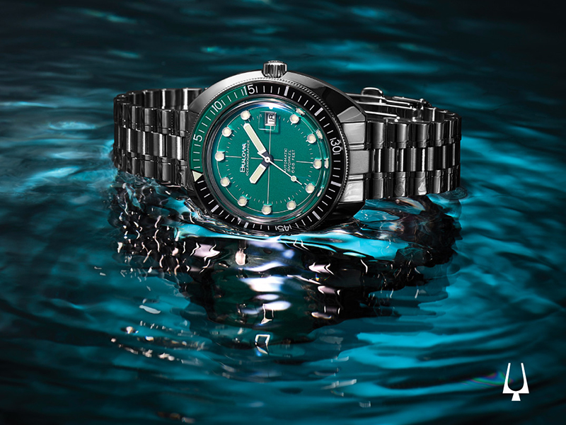 Bulova Men's Devil Diver Green Automatic 200M Stainless Watch