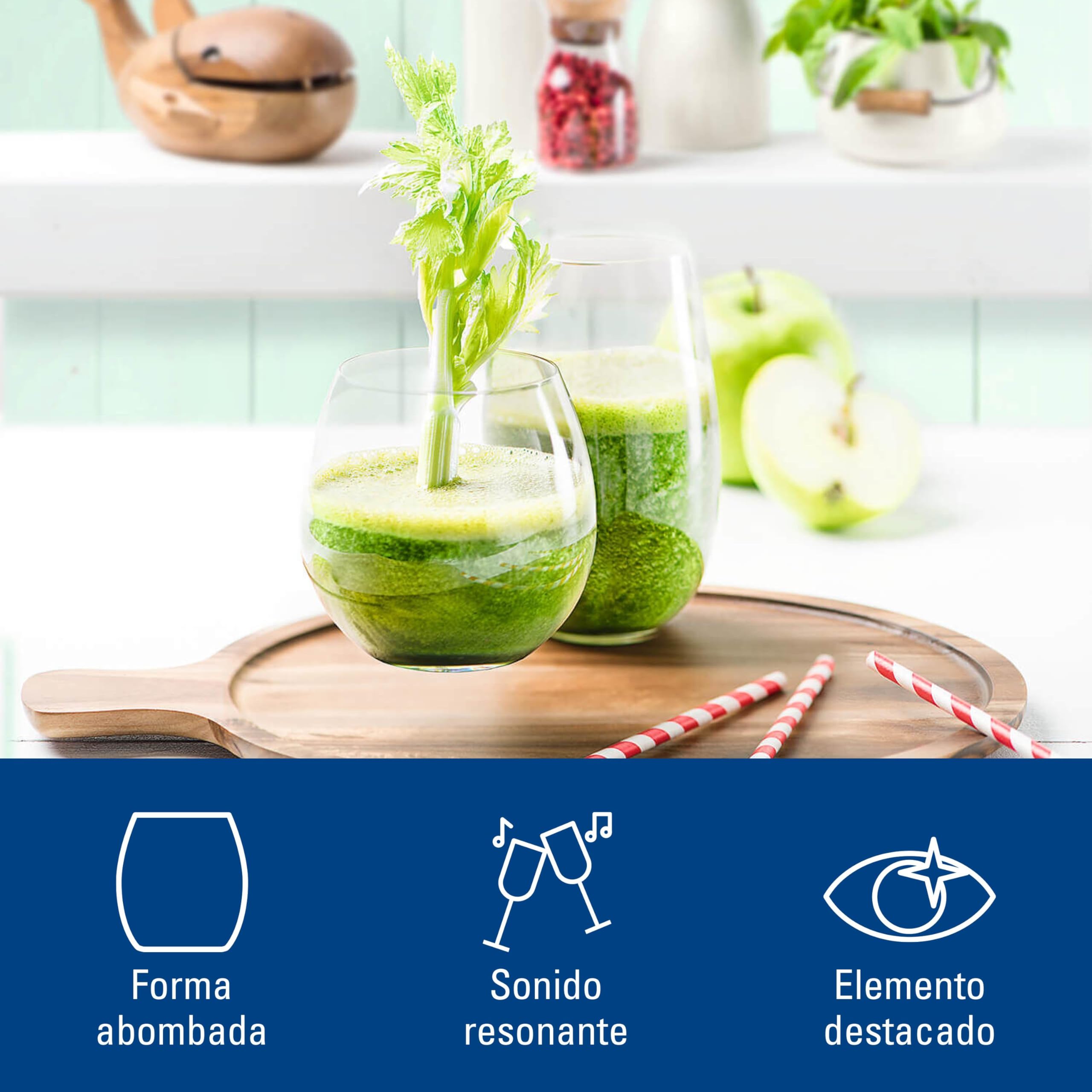 Villeroy & Boch - Entrée Vaso Set 4 Piezas Claro, Apto para Lavavajillas, Vaso de Água de Cristal, Copas de Vidrio, Vasos Vidrio, Set Vasos, Vidrio de Cristal
