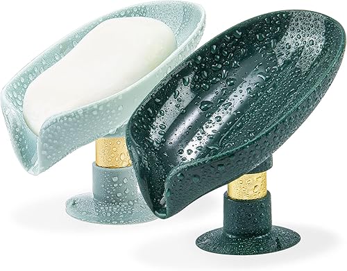 LBshmao-D Soporte para jabonera, soporte para barra de jabón sin perforar, soporte de jabón de acero inoxidable 304, soporte para jabón de acero