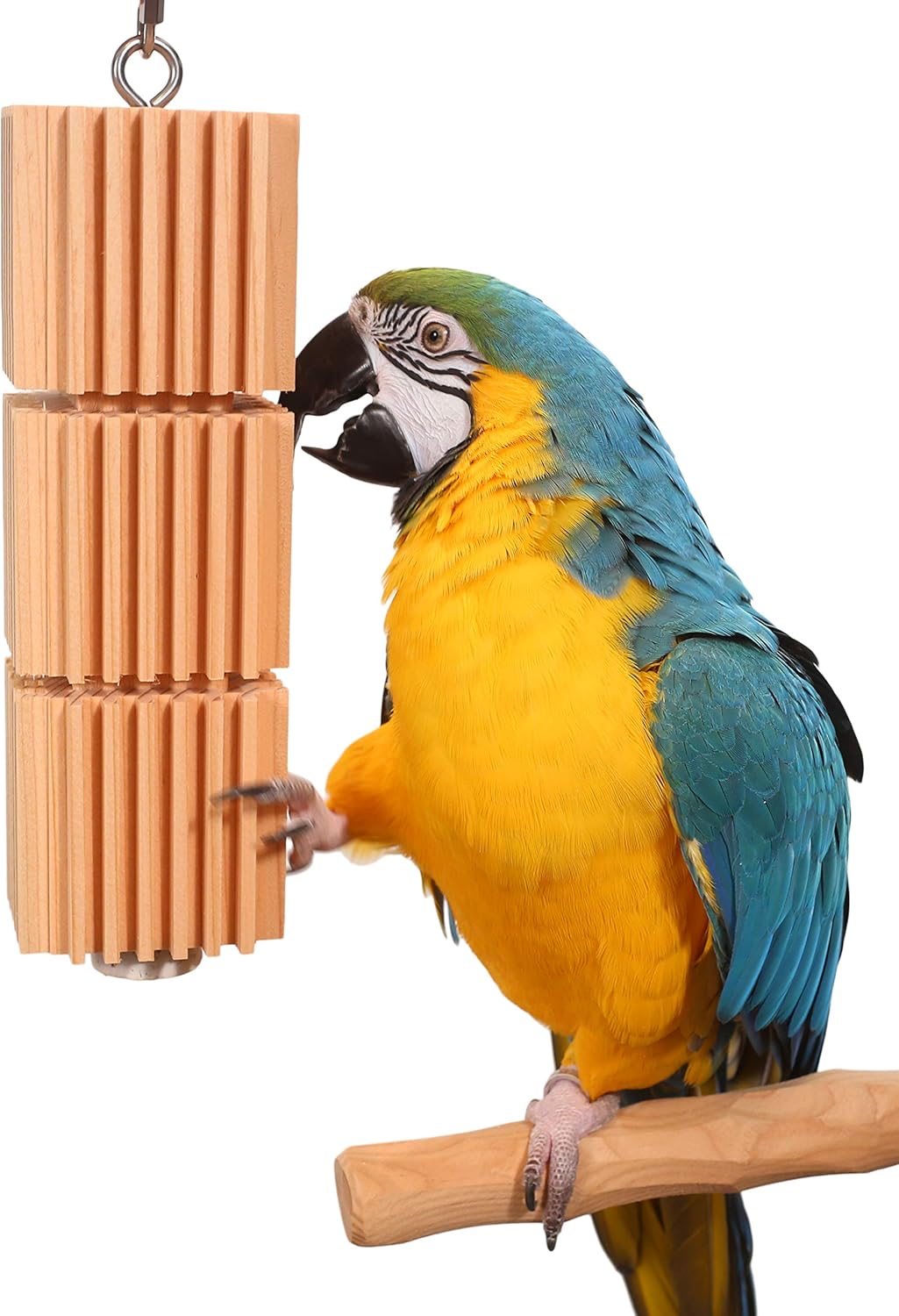 Parrot Tower - Grooved Hanging Stripes Bird Toy (Large)