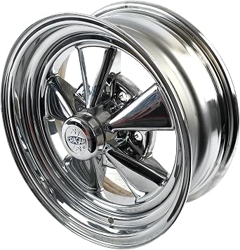 CRAGAR 61C S/S Chrome Wheel Plated Two Piece Composite Acorn SEAT 0 x 6. inches /5 x 127 mm,6 mm Offset