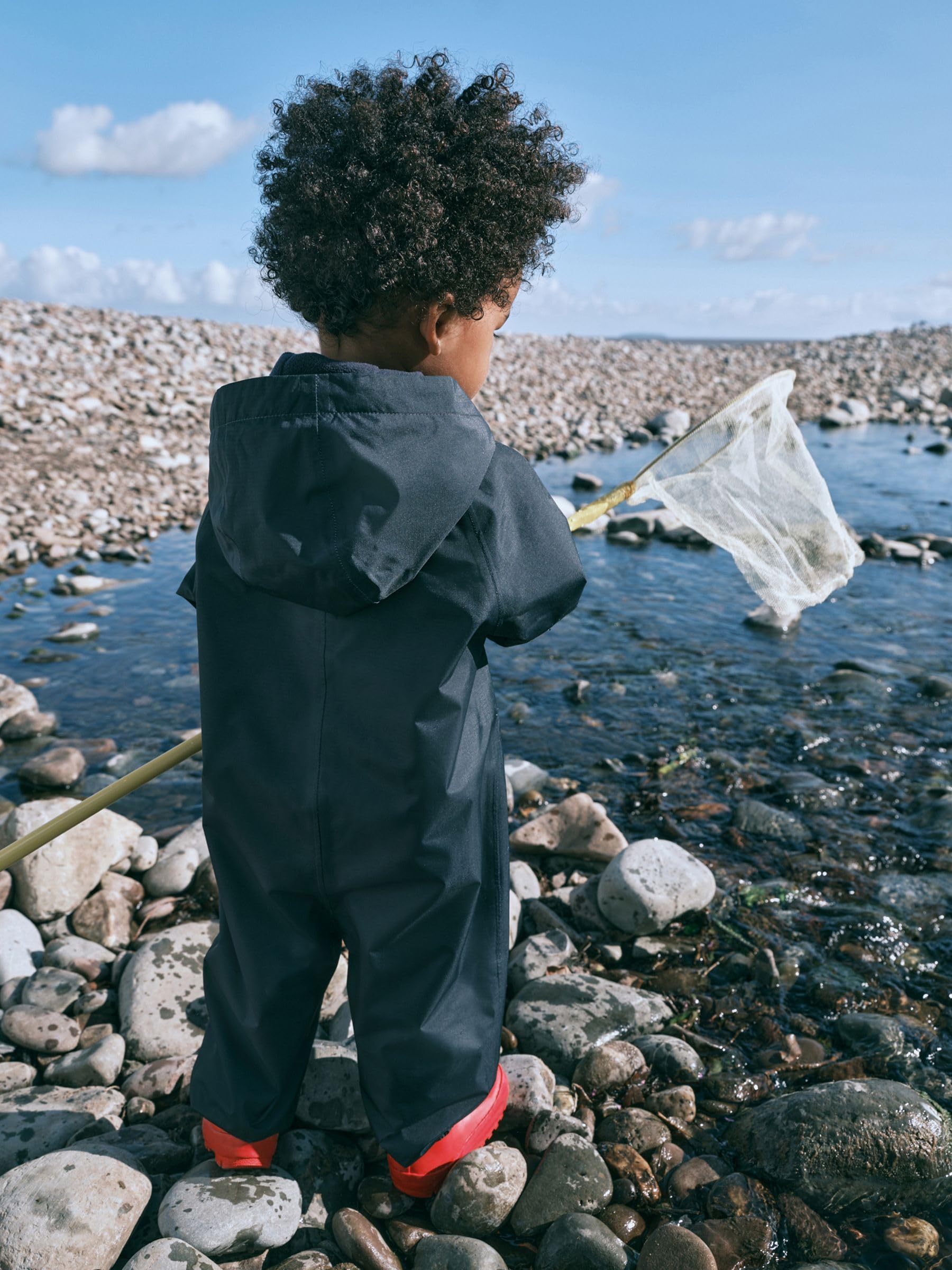NEXT Ragazzo Tuta Impermeabile con Fodera in Pile | Bambino, Zipper, Lavabile in lavatrice