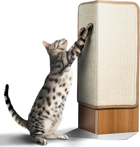 Rascador de esquina para gatos, innovadora almohadilla para rascar gatos para pared, sofá y esquina, rascador de pared de gato duradero y divertido