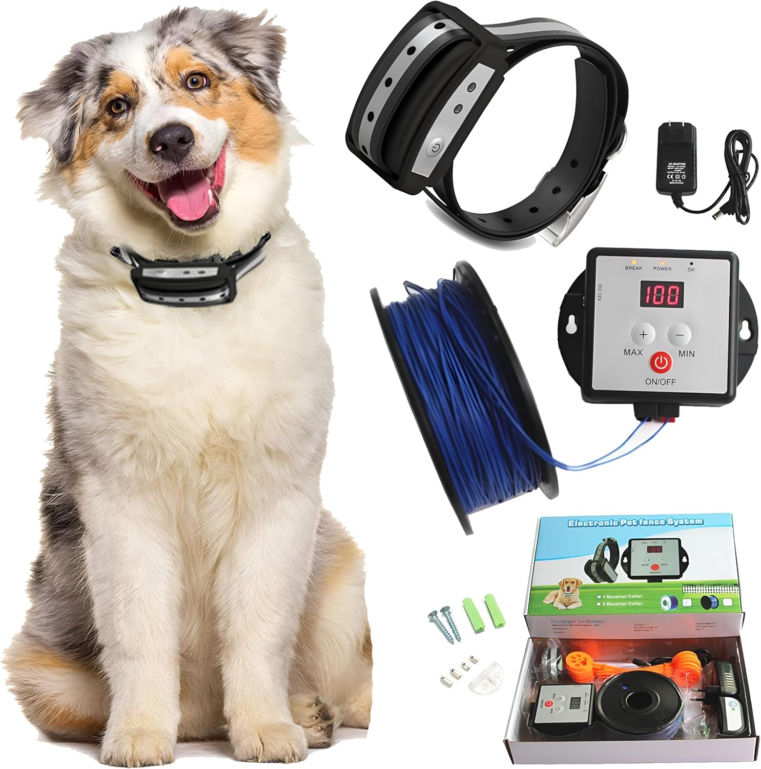 ZEAL'N LIFE Electric Fence for Dogs Underground Solid