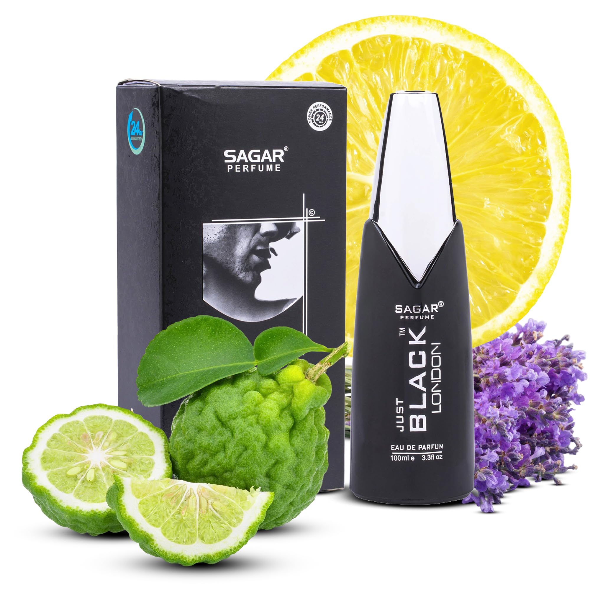 SAGAR JUST BLACK LONDON PERFUME | 100ML | WITH LAVENDER & PATCHOLI NOTES | EAU DE PARFUME - 100ML (FOR MEN & WOMEN)-image-36