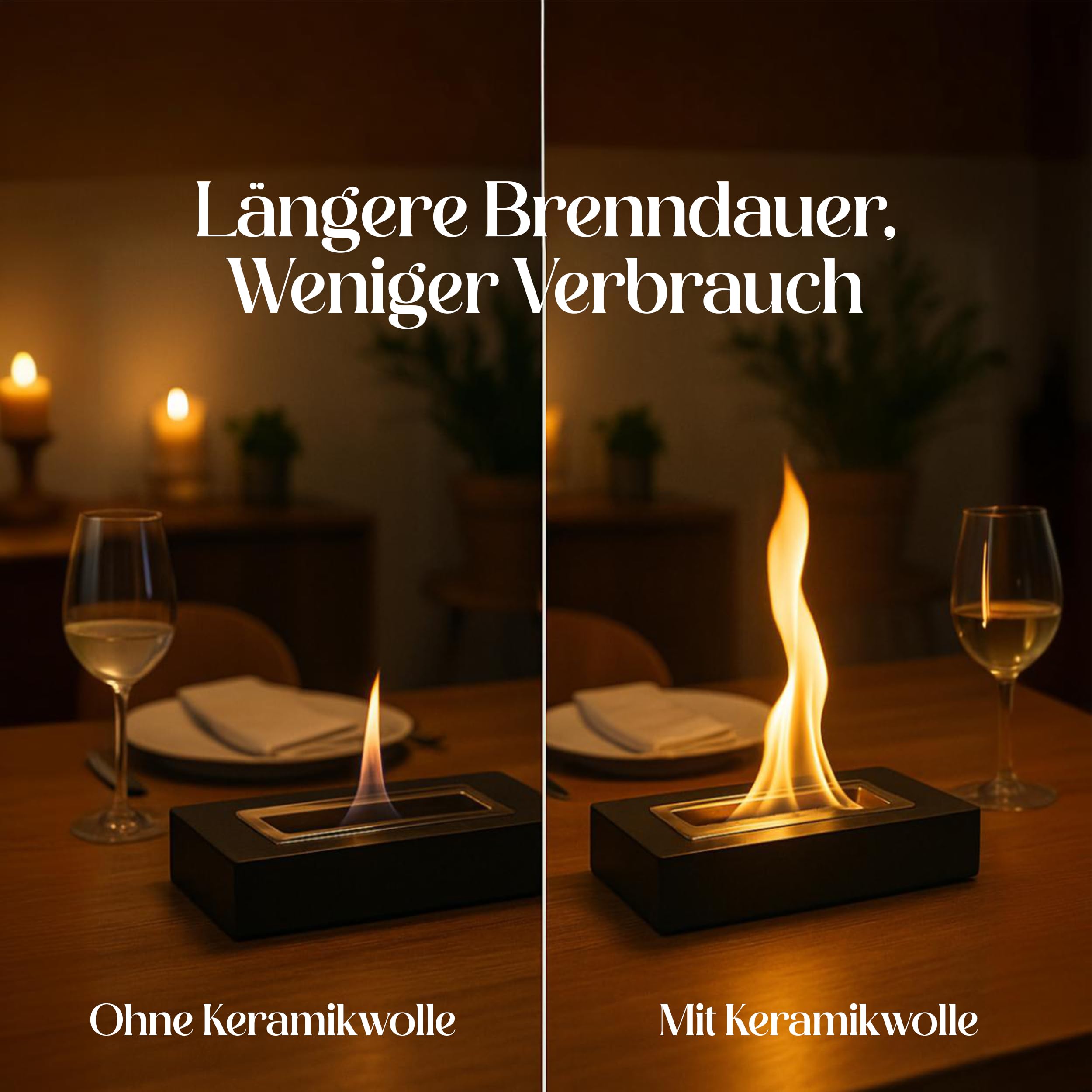 Snapklik.co : Extend Fire Life - Ceraic Wool Wick Sponge For Bioethanol Fireplaces - Ethanol - View #6