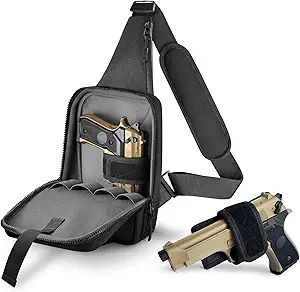ARMORWERK Premium Carry Sling Bag for Men with Quick Access Pull Tab and 4 Accessory Slots