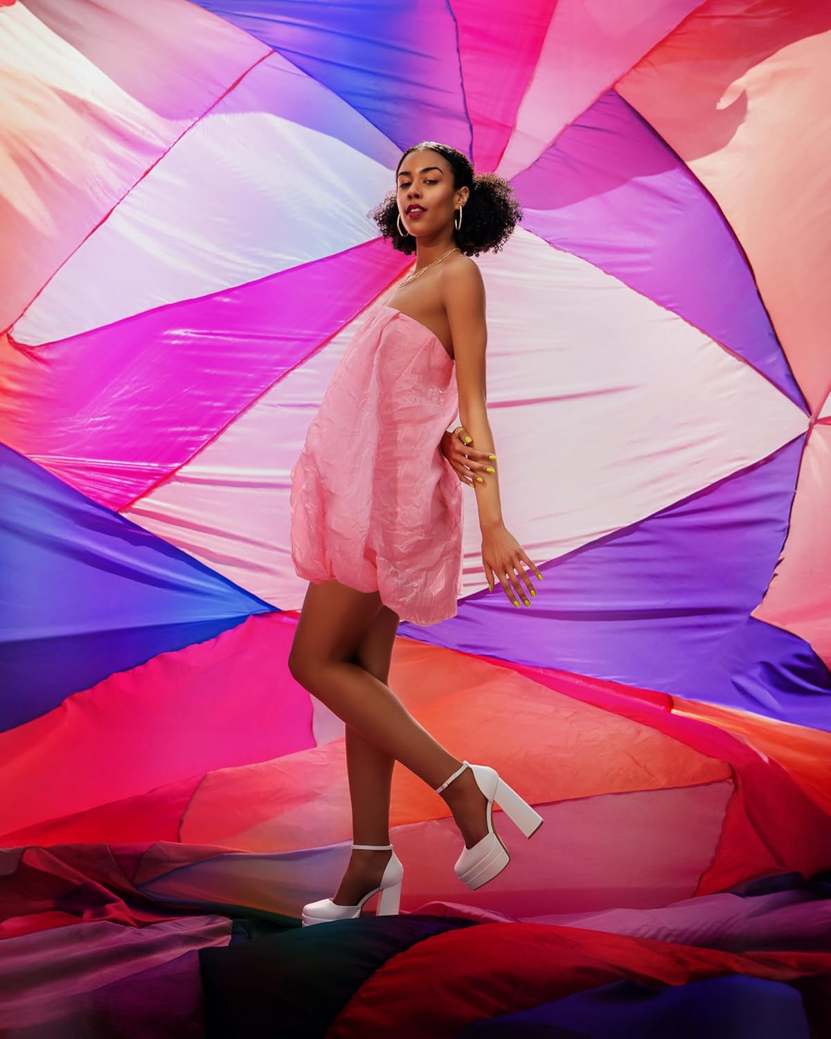 Gelish Summer Up In The Air Collection Trio - Long Lasting 15ml TPO-Free Gel & Lacquer & 1.5oz Xpress Dip N Brush Powder (Flying Out Loud)