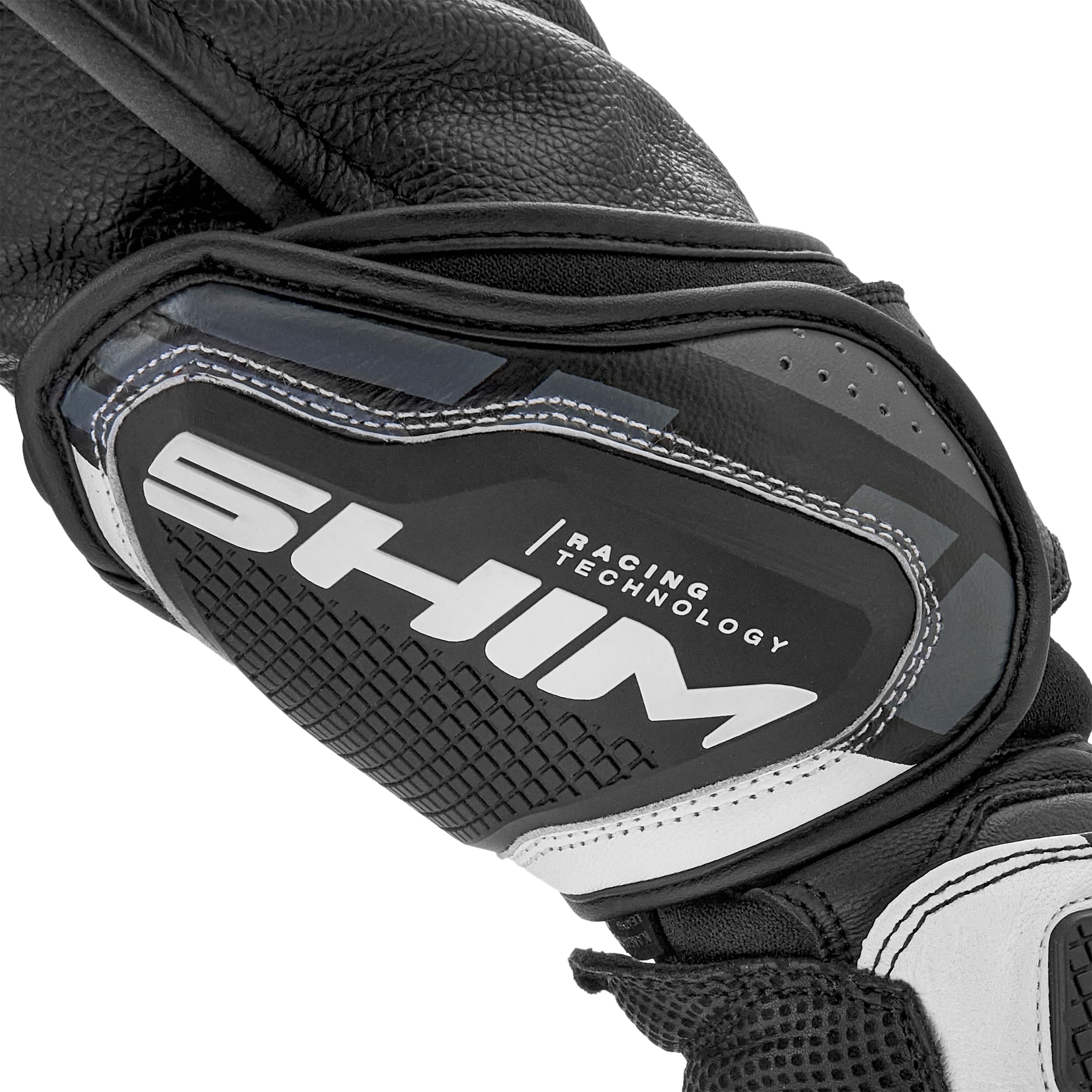 SHIMA RS-3 Motorrad Handschuhe Damen Leder Lange Sommer Motorradhandschuhe Schutz Touchscreen Touren Lederhandschuhe Motorcycle Belüftet Verstärkt Scheibenwischer (Damen, Rosa, XS)