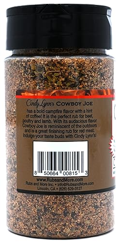 Miniatura 10 de Cindy Lynn's Oink Rub and Seasoning, 5.8 onzas (paquete de 1), sabroso frote seco para colillas de cerdo, costillas, pollo y pato, carnes a la