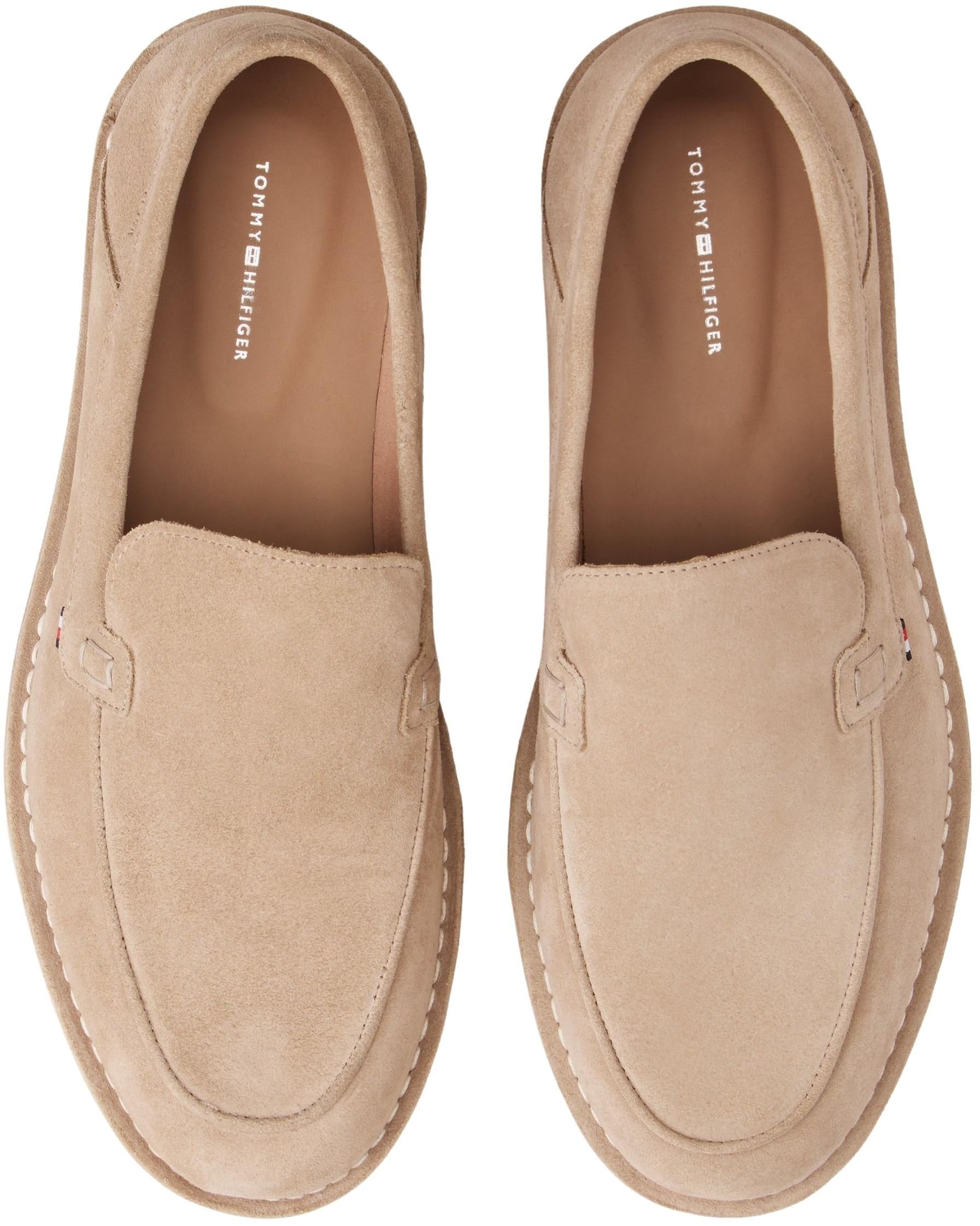 Tommy Hilfiger Herren Hilfiger Stitchdown Suede Loafer Fm0fm05782Halbschuhe