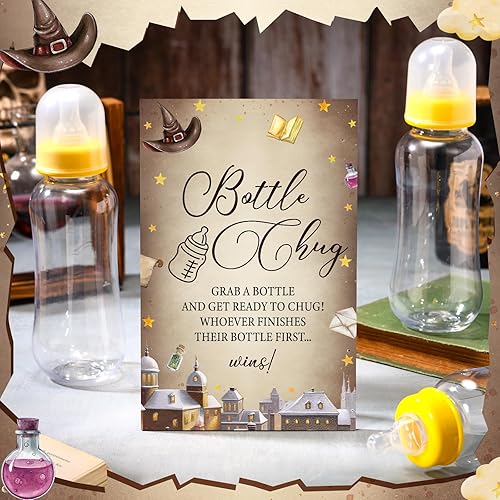 Vista 138 de TrelaCo Cool Baby Shower Games - Juego de regalo con temática de abejas y 12 biberones para baby shower, para juegos de abejas de panal, revelación