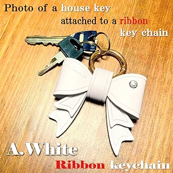 Amazon.co.jp: キーホルダー リボン バッグチャーム くすみ