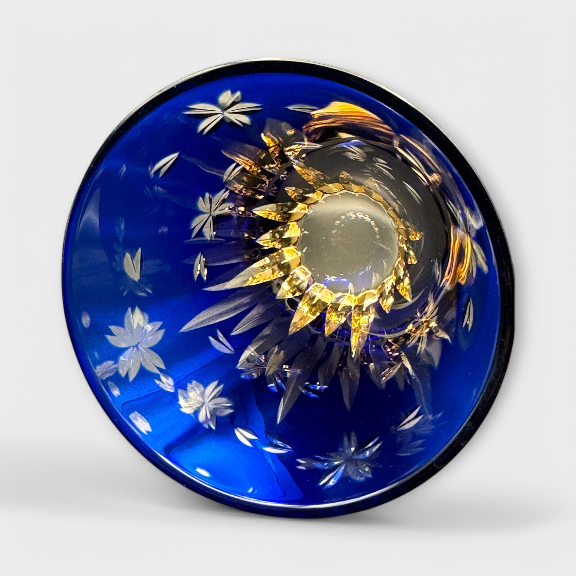 切子平水指 Amazon | 塗り工房ふじい 黒江APAN 紀州 紀州切子 冨士 冨士山 琥珀