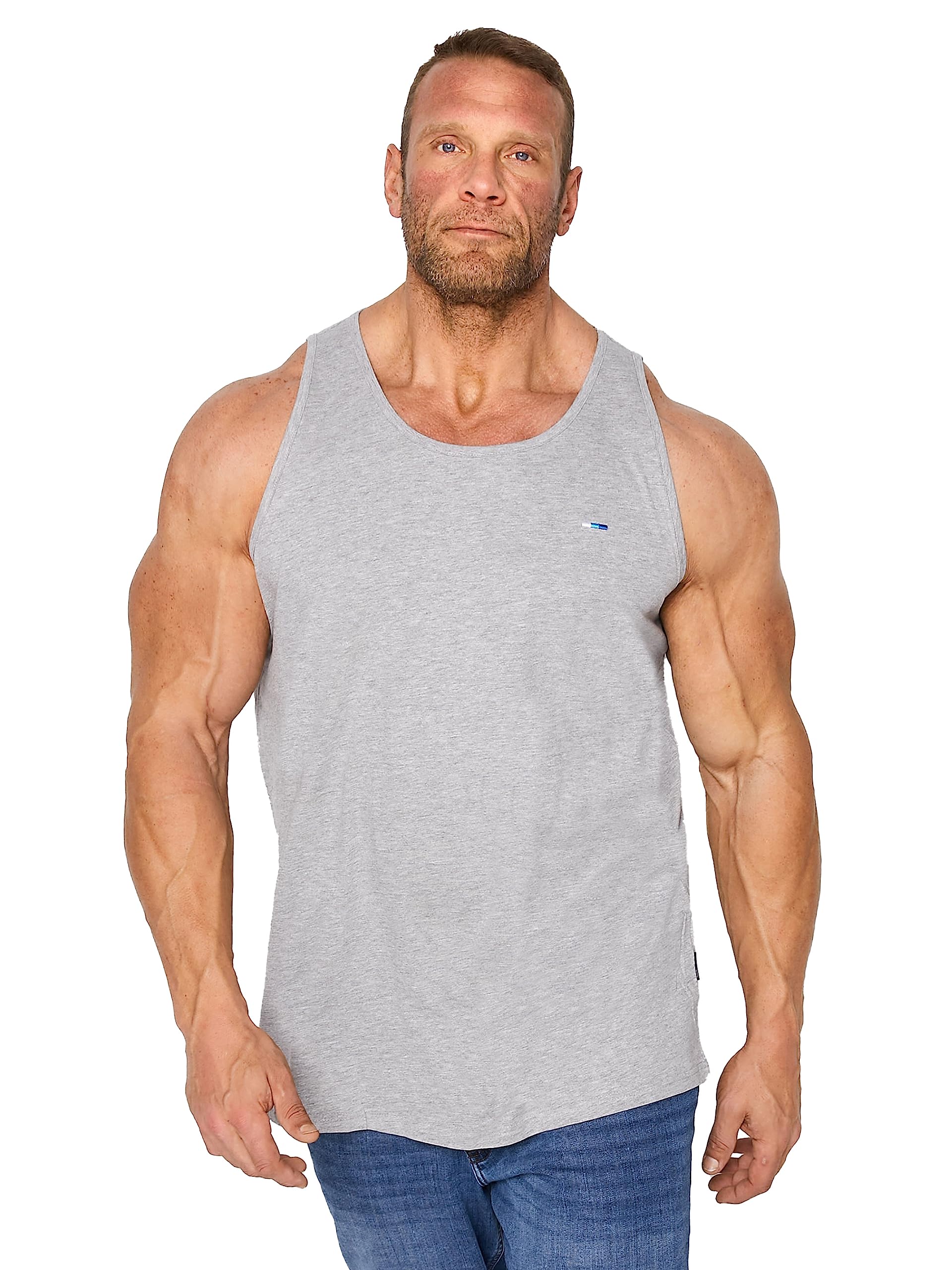 BadRhino Men's Big & Tall Plain T-Shirt