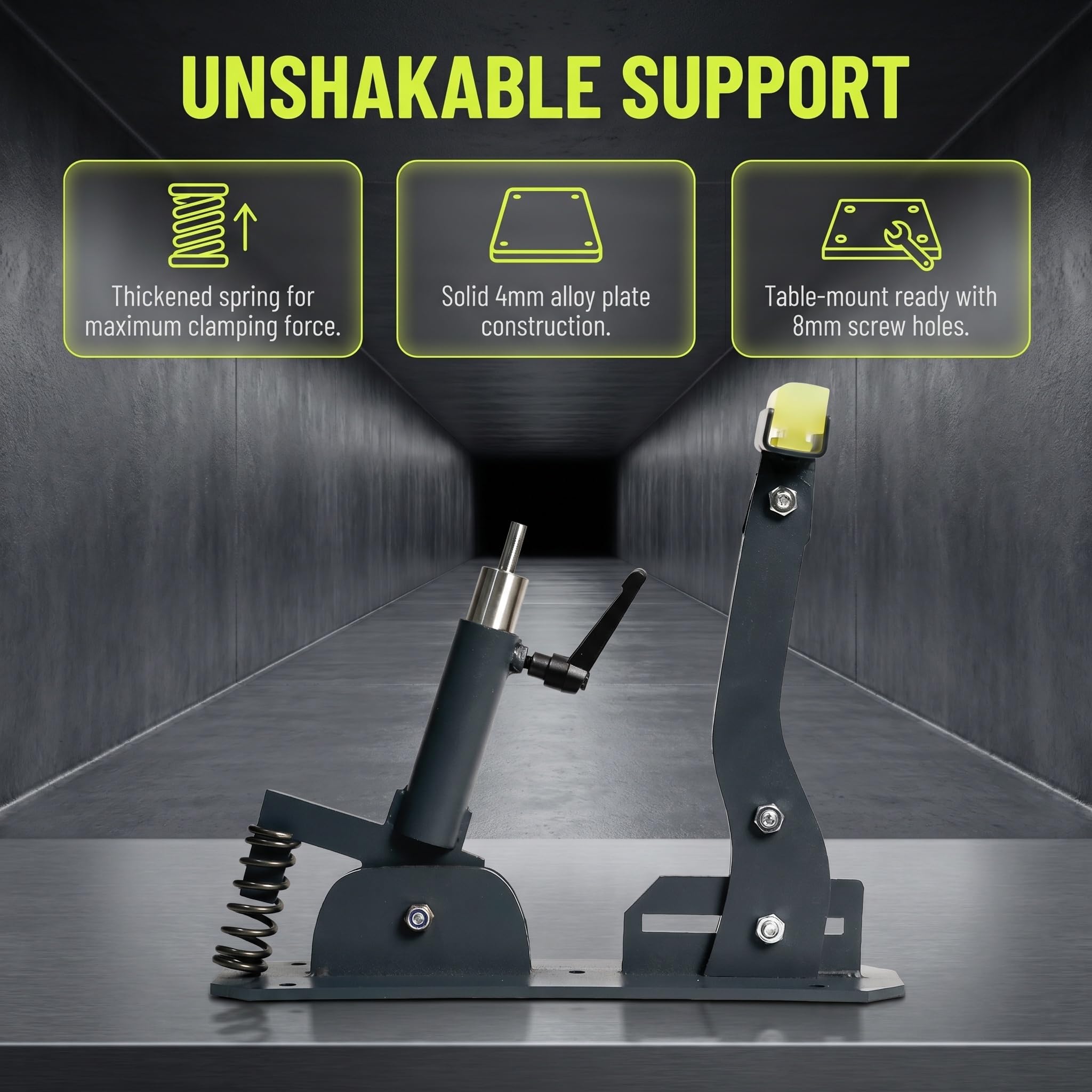 Supporto Manuale Senza Base per La Riparazione di Scarpe, Macchina da Cucire per La Riparazione di Scarpe in Pelle, Regolabile in Diverse Misure, Diametro del Foro della Vite 8 Mm,