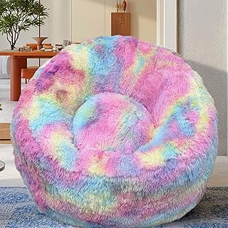 Plush Faux Fur Bean Bag Chairs