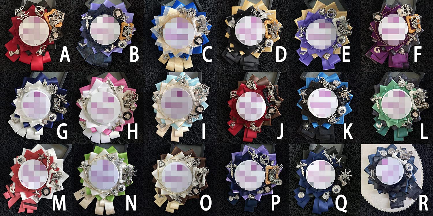 Amazon | 缶バッジ ロゼット 75mmまで カラフル 缶バッチロゼット