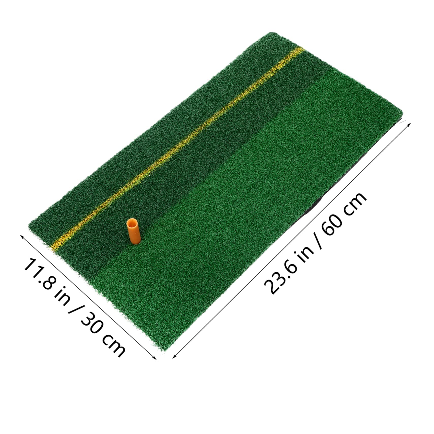 EXAOMBLE 1set Golf Practice Mat Woven Turf Hitting Pad for Use Includes Tee for Driving Putting Chipping and Pitching Training