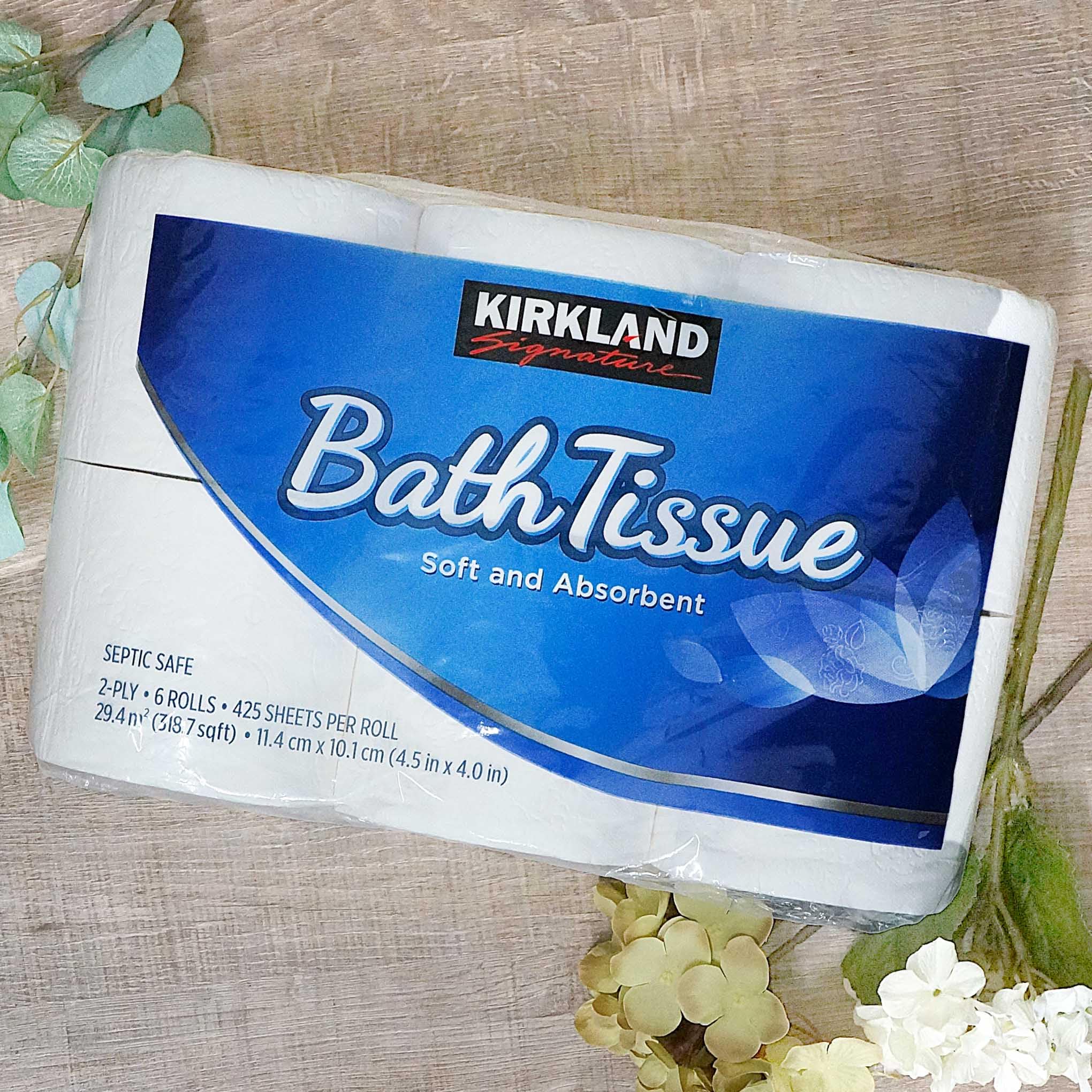 カークランド トイレットペーパー ダブル バスティッシュ 30ロール 2枚