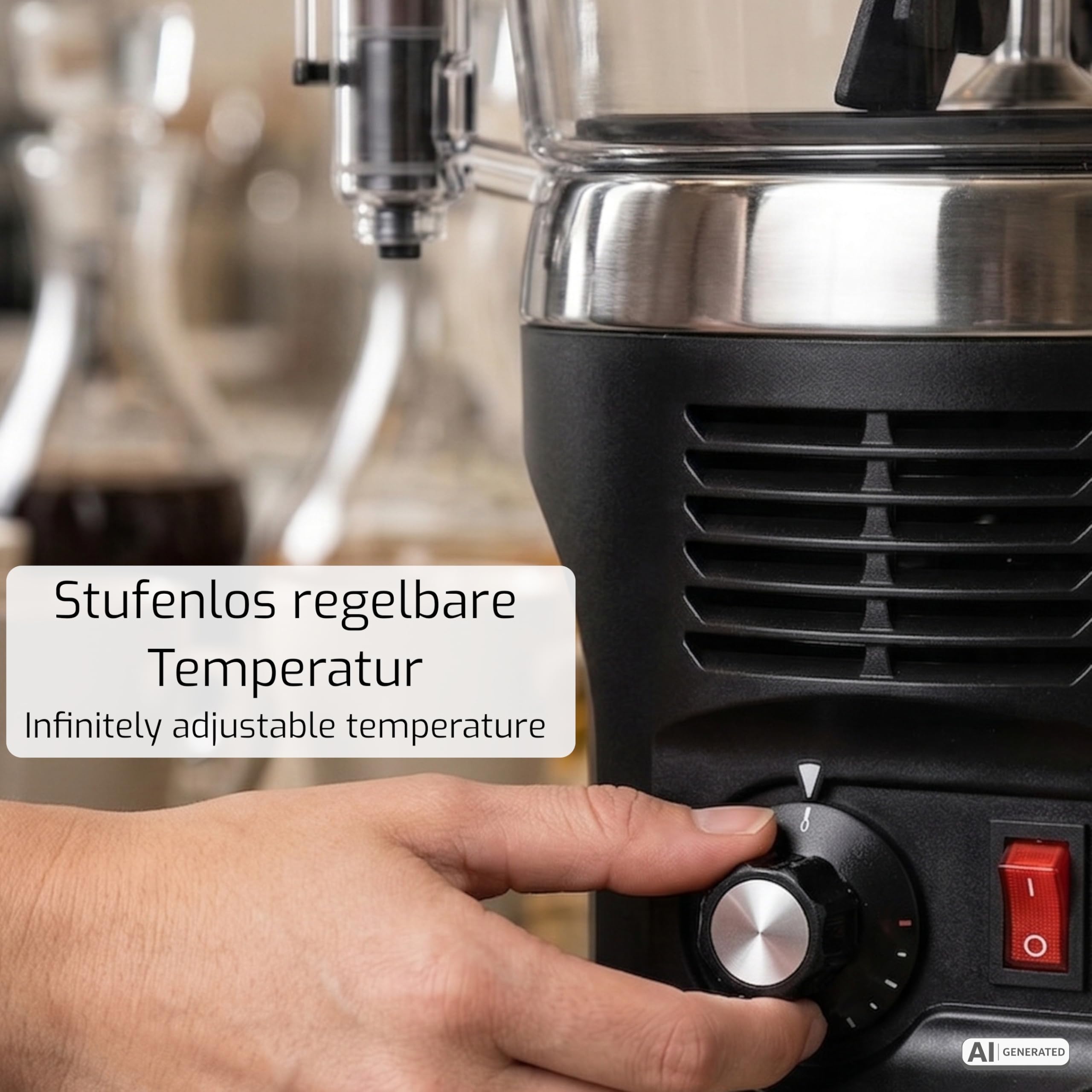 SARO Kakaodispenser 5 L Rührwerk Temperatur stufenlos einstellbar 230 V 1,1 kW Modell NINA