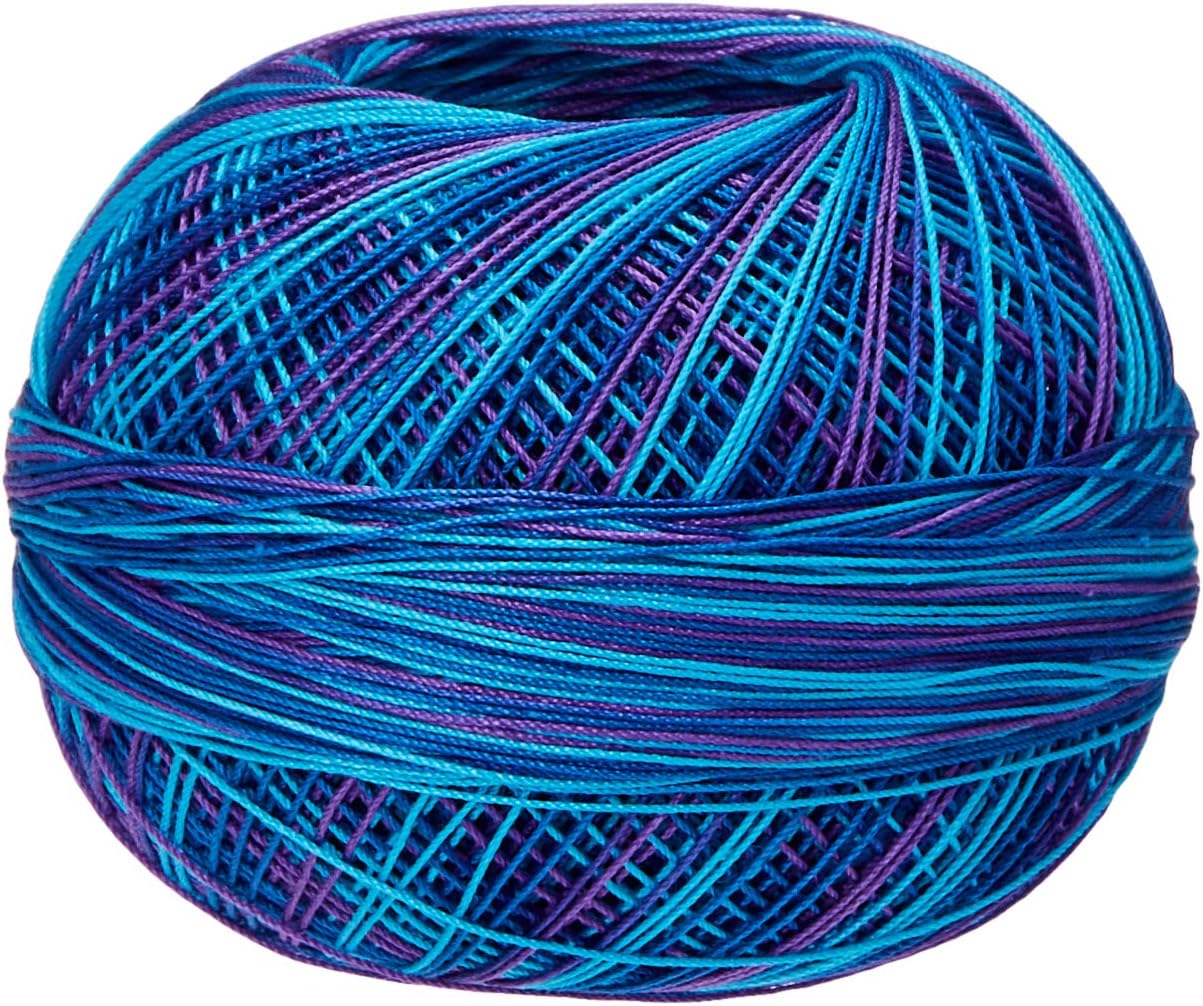 Lizbeth Handy Hands Premium Cotton Thread, Size 40, Caribbean,HH40122