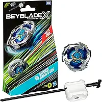 Beyblade X, Pião, Sword Dran 3-60F - Conjunto de Brinquedo Tipo Ataque, Giro à Direita, Inclui Lançador - A partir de 8 Anos