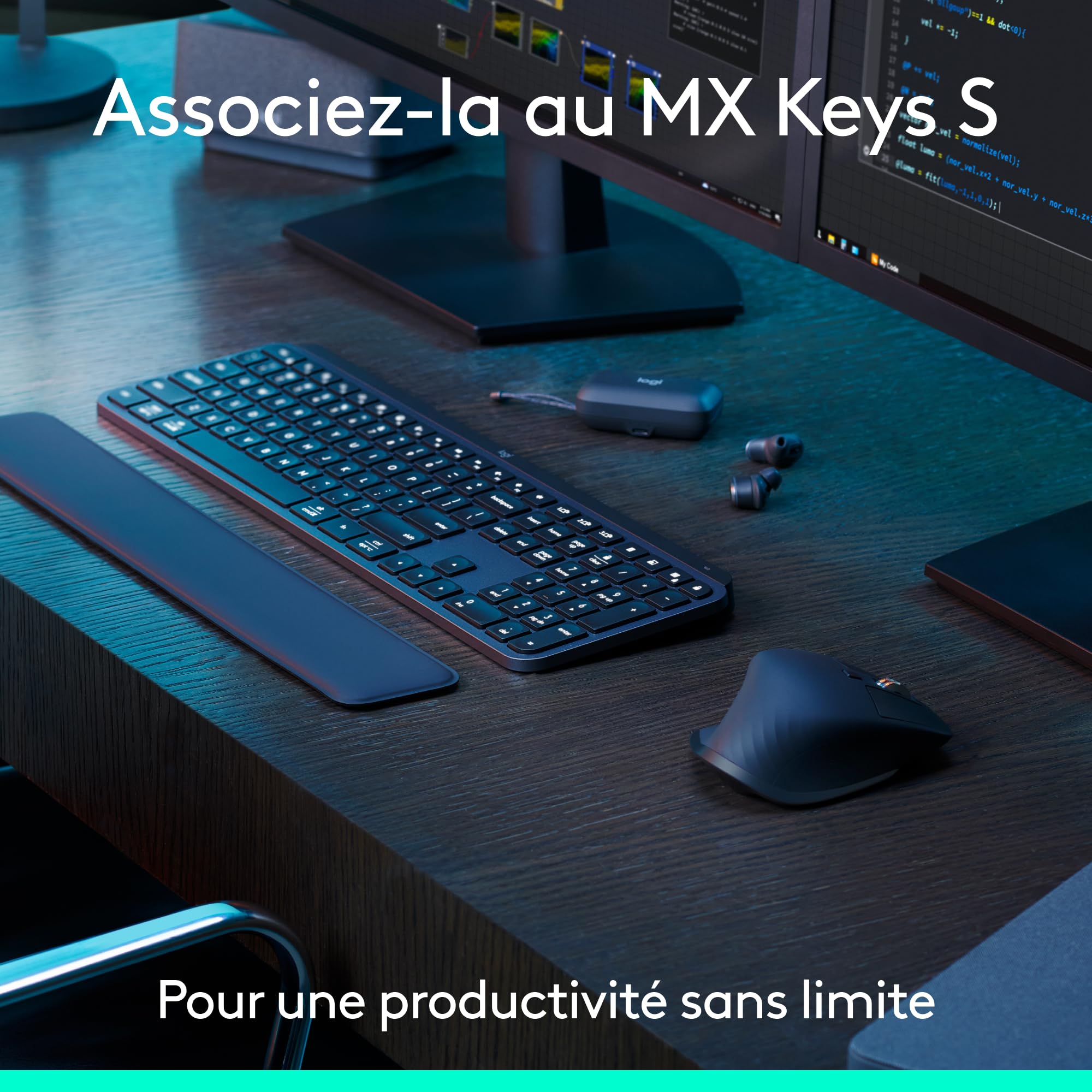 Logitech MX Master 3S Souris sans fil 8K PPP Bluetooth Graphite