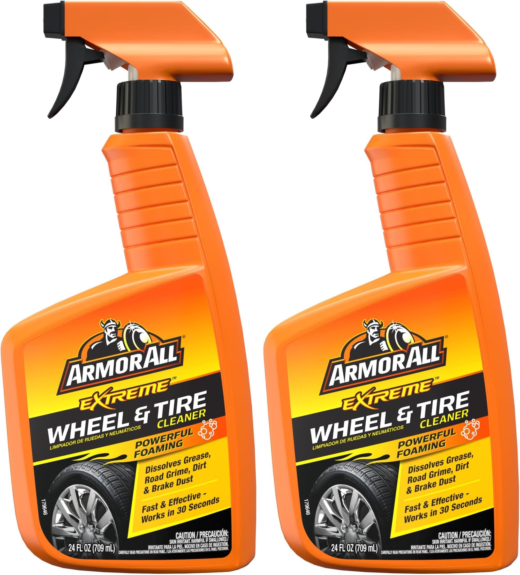 Armor All Extreme Wheel and Tire Cleaner, Car Wheel Cleaner Spray, 24 Fl Oz (Pack of 2)