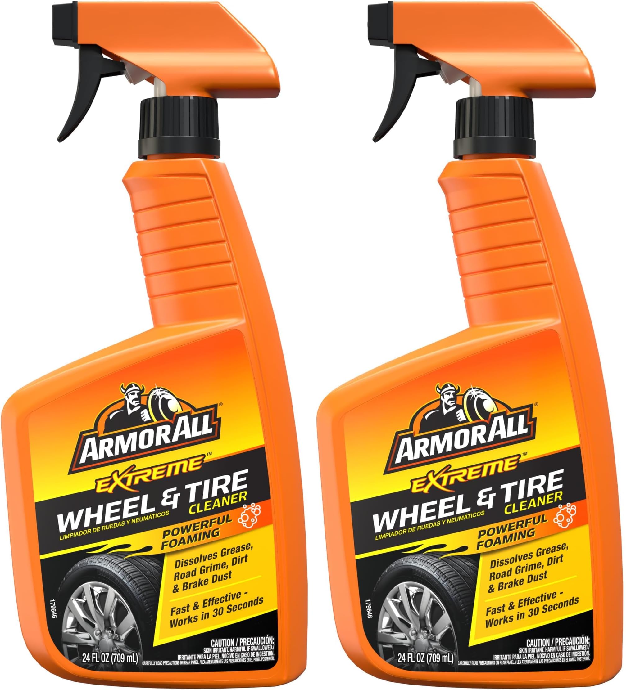 Extreme Wheel and Tire Cleaner by Armor All, Car Wheel Cleaner Spray, 24 Fl Oz (Pack of 2)