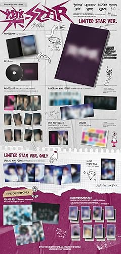 Miniatura 2 de Stray Kids -STAR ROCK-STAR 8 Mini álbum CD+Contenido+Tarjeta Fotos+Seguimiento SKZ Sellado (Versión Limited STAR)