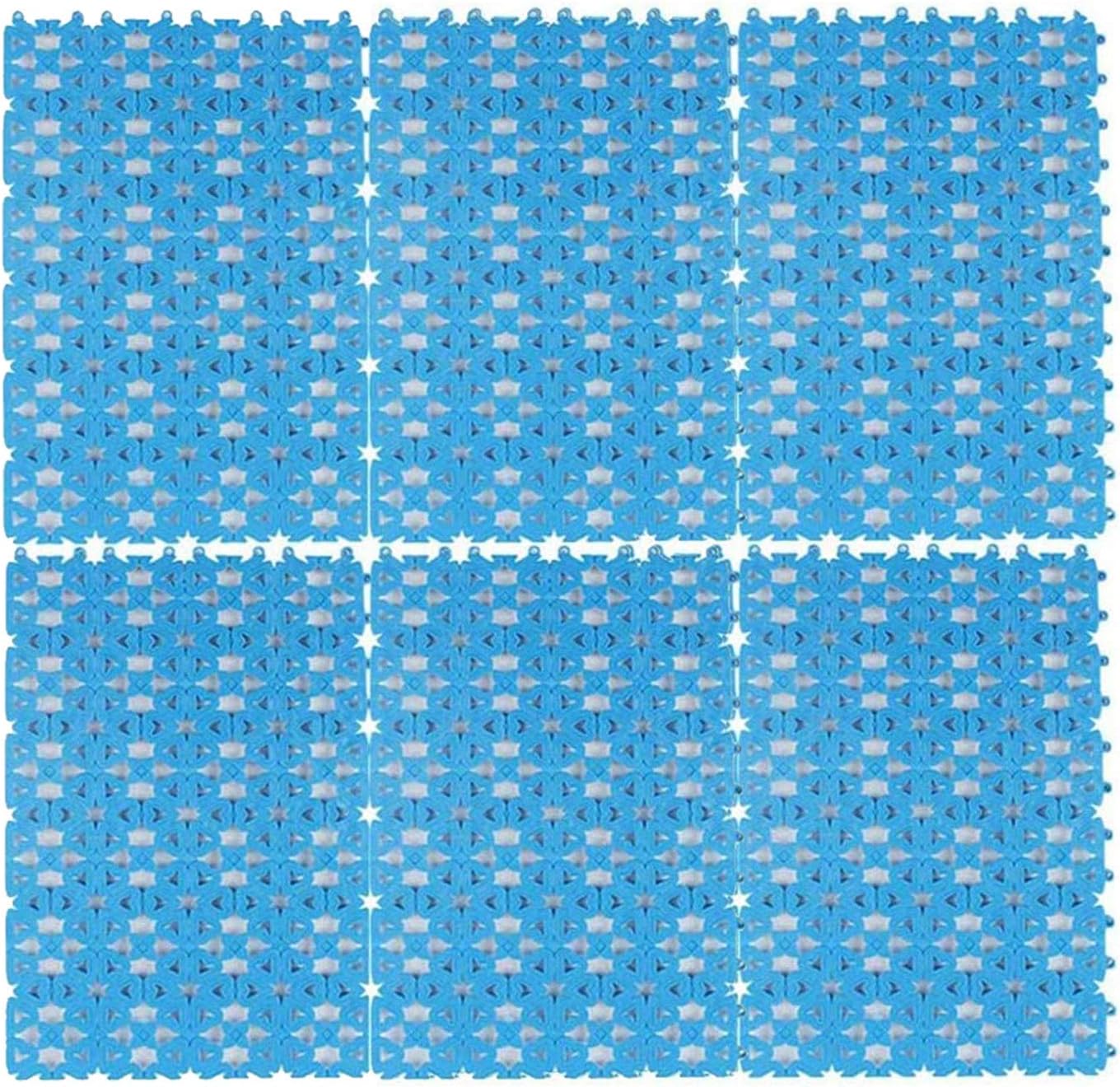 kathson Rabbit Cage Mats 6 Pack - Soft PE Plastic Floor Pads for Bunny Guinea Pig Hamster Feet Protection