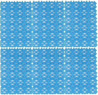kathson Rabbit Cage Mats 6 Pack - Soft PE Plastic Floor Pads for Bunny Guinea Pig Hamster Feet Protection