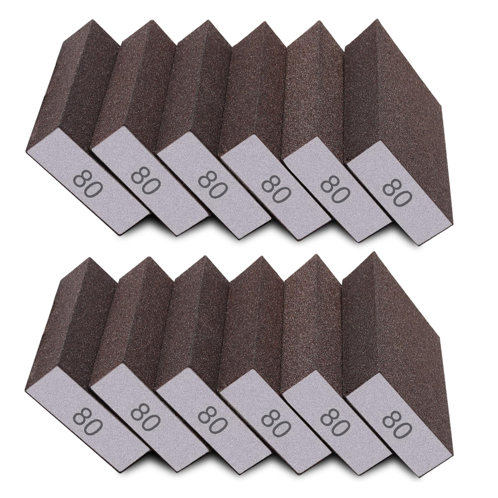 Fine Sanding Sponges - 12 Pcs, Reusable -7