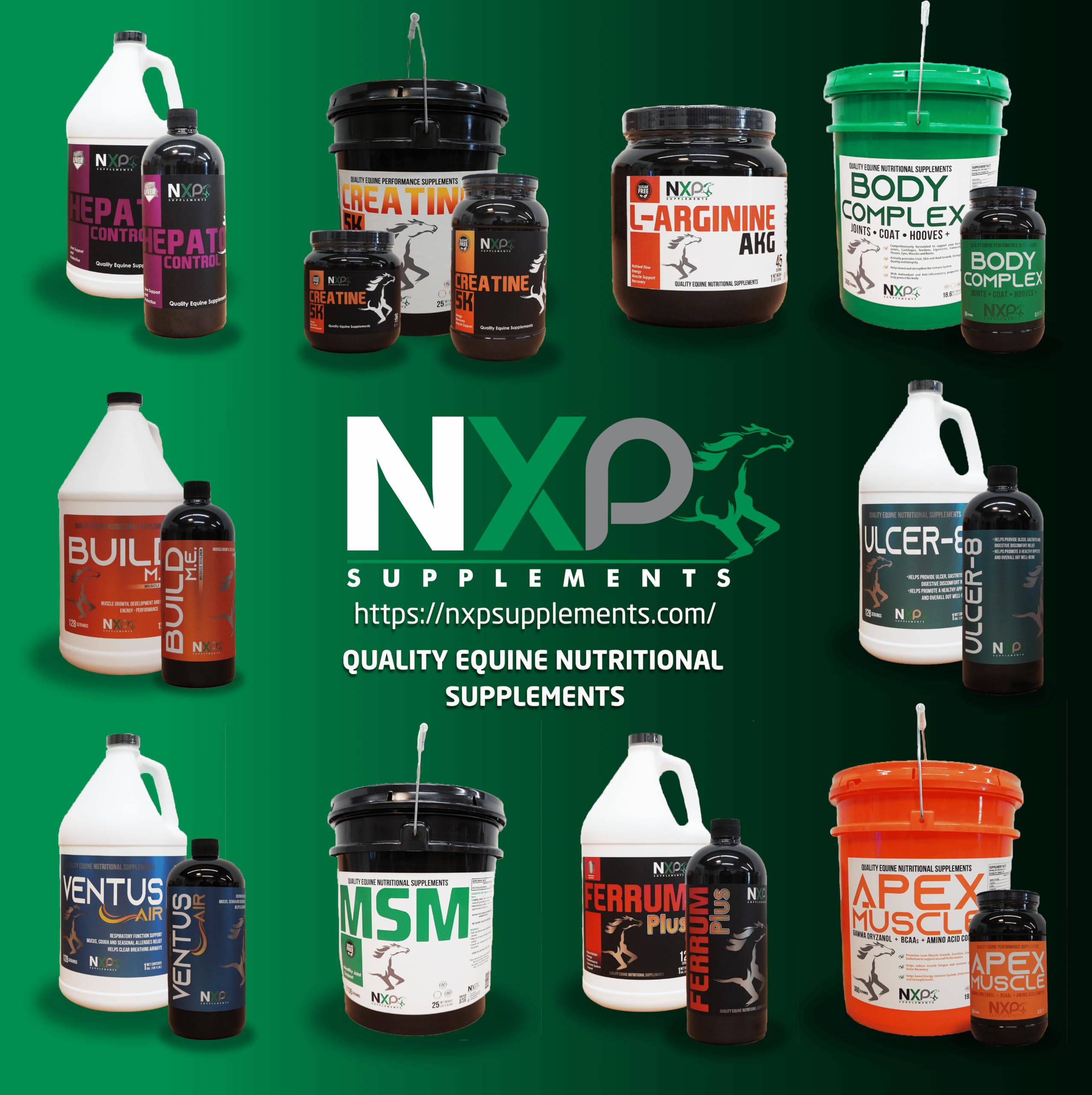 Amazon.com: NXP Supplements APEX Equine Muscle Builder Powder for