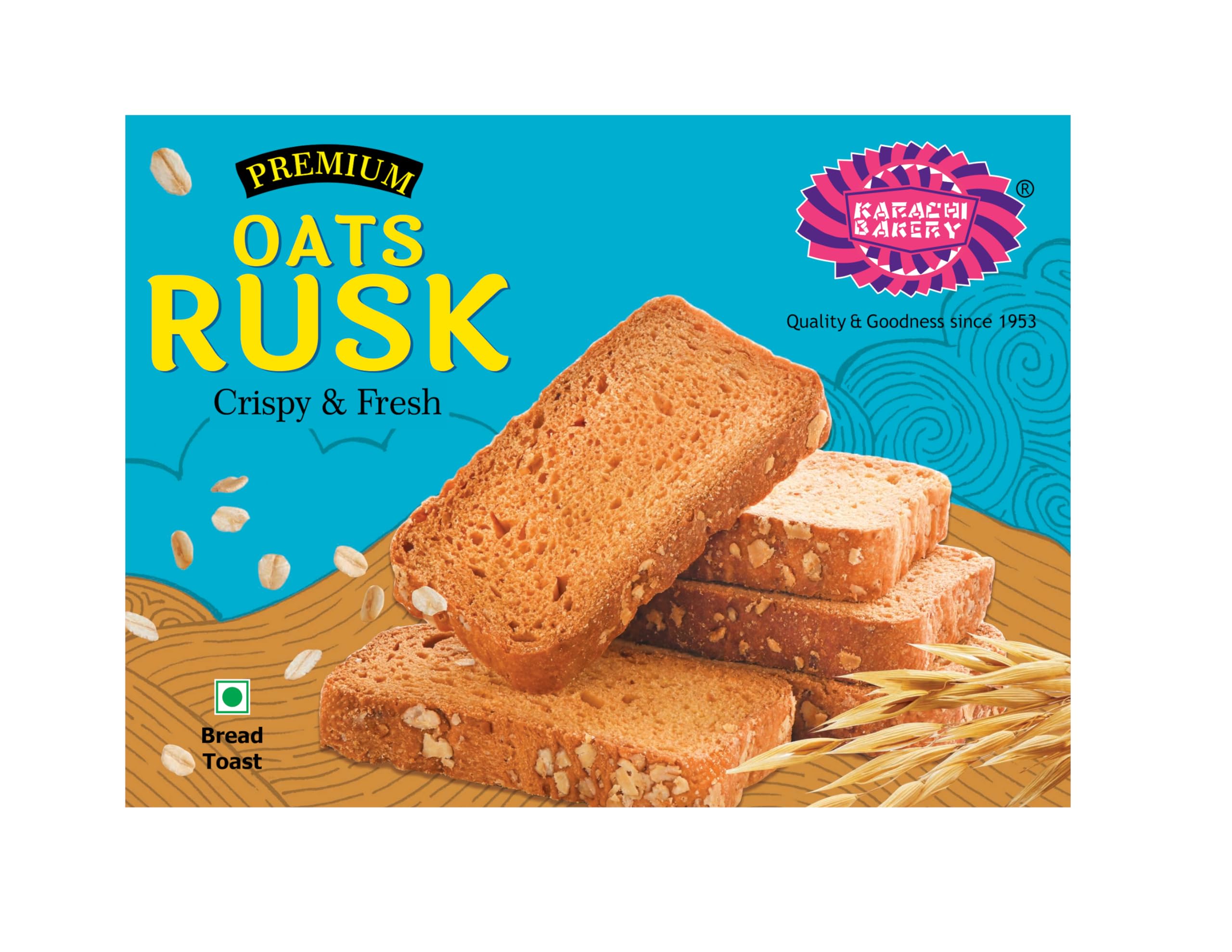 Karachibakery Oats Rusk 250gram