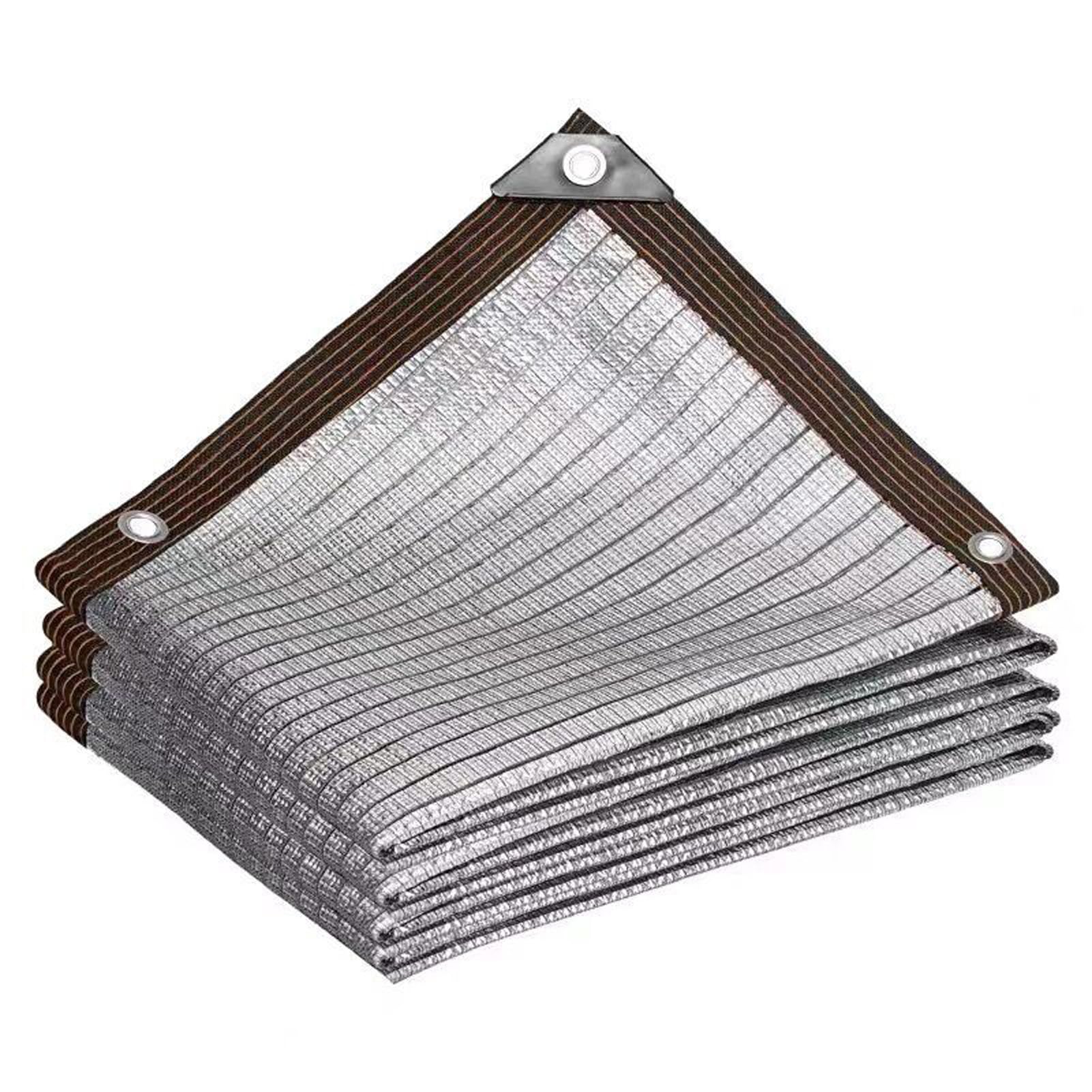 Tela de protección solar reflectante que reduce el calor en huertos y jardines